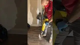 😳  Water Leak Under Concrete Slab Repair #plumbers