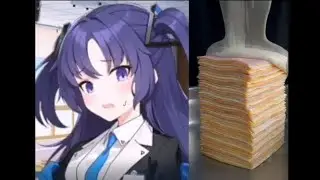 Yuuka cheese slap meme (bad ending)
