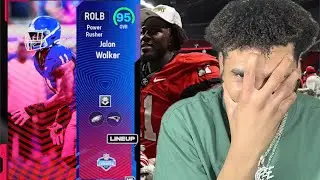 99 Speed ￼Jalon walker + Full Eagles And Patriots Theme Team | Madden 25 Ultimate Team |