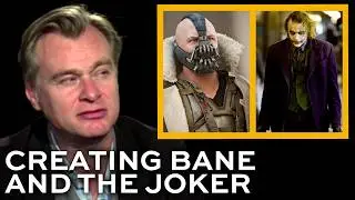 Christopher Nolan on crafting Joker and Bane with Heath Ledger and Tom Hardy