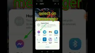 Share File from Telegram app To FB Messeger app 