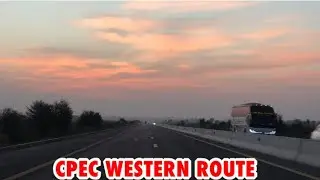 Evening Drive on CPEC Western Route