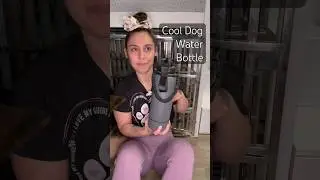 Aquapup Dog Water Bottle #GuideDog #ServiceDog #Hydrate #BlindGirl ￼
