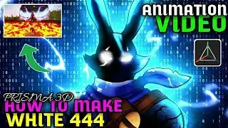 WHITE 444 3D MODEL FOR BLENDER AND PRISMA 3D | ELITE BUNNY 3D MODEL | HOW TO MAKE WHITE444 ED MODEL🐰