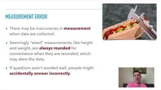 Errors in Sampling and Data Collection