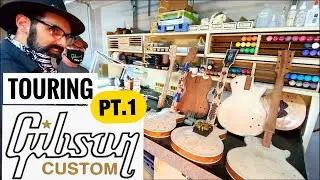 GIBSON CUSTOM TOUR PT.1 // Touring Custom with Cesar Gueikian // Master Artisan Rick Hinrichsen