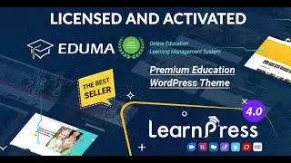How to Create Online Course, LMS, Educational Website with Eduma Theme | Download Eduma Theme 2021