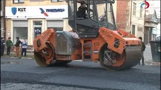На улице И. Шамиля завершены работы по укладке асфальта // Буйнакск