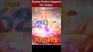 Furina Perfect Support For Dehya!!! #genshinimpact #furina #dehya