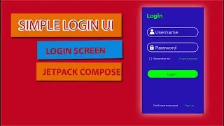 Jetpack Compose Login UI Tutorial