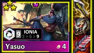 9 Ionia Yasuo Deletes Enemy Backline !⭐⭐⭐