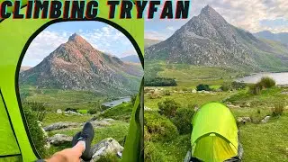 Climbing TRYFAN and a wild camp