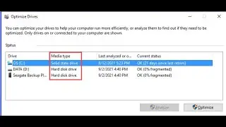 How to check If Computer Has SSD or HDD Type Storage