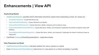 Autodesk DevDays Online 2022: Revit API updates