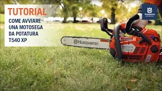 Come avviare una motosega da potatura