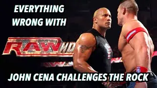 Everything Wrong With WWE Raw: JOHN CENA CHALLENGES THE ROCK