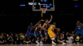 Pau Gasol vs Thunder Play-Off R1-G5(27-4-2010)