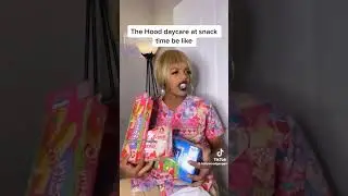 Snack time at the hood daycare part 2