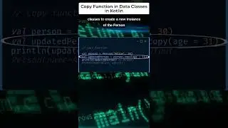 25. Kotlin Copy Function Uncovered in 1 Minute! 🎉 | BackToCoding Shorts