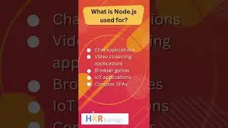 What is Node.JS  - HKR Trainings 
