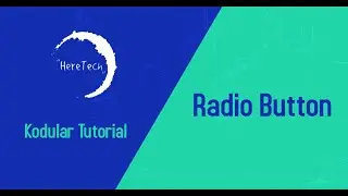 How to use Radio Buttons on Kodular