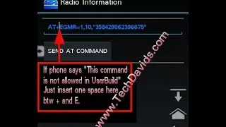This Command is not allowed in user build solved