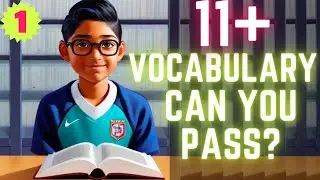 11 Plus Vocabulary Flashcards With QUIZ | 11 plus Vocabulary List | 11 plus english vocabulary
