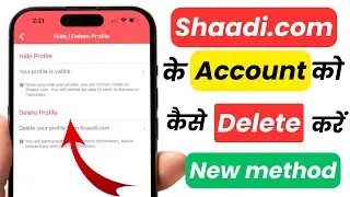 How to delete shaadi.com account Permanently