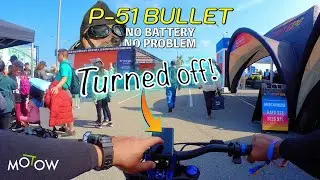THE EASIEST E-Bike To Pedal?? | P51 Bullet | Motow Double Ebike Carrier