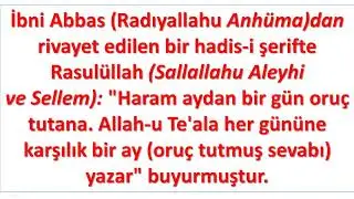 Haram Ay oruçları ve faziletleri