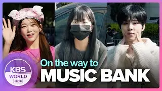 [4K] HONG EUNCHAE, KIM WOO SEOK, Billlie, BamBam, CSR... | On the way to music bank 230407