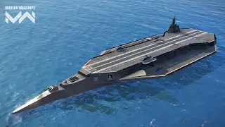 CN TIANJIN new assault Aircraftcarrier gameplay : Modern Warships