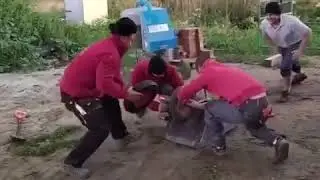 Быстрая замена колес на питстопе, прикол