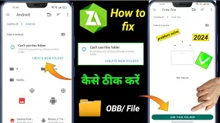 Zarchiver Can't Use This Folder | Zarchiver Obb File Problem | zarchiver data copy problem