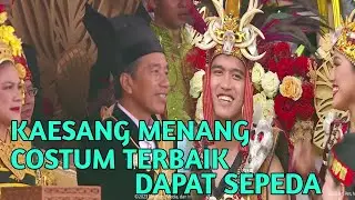 Kaesang Jadi Pemenang Busana Terbaik HUT RI KE-78 Mendapatkan Hadiah Sepeda