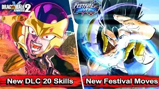 All New DLC 20 Moves & Festival Skills Gameplay! - Dragon Ball Xenoverse 2