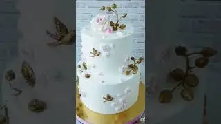 свадебный торт с птичками