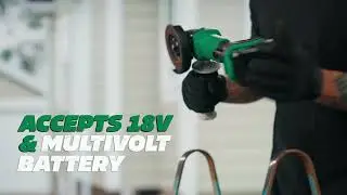 18V MultiVolt™ 4-1/2" Paddle Switch Angle Grinder | Metabo HPT G1812DFQ4