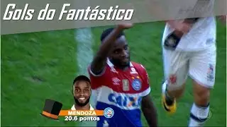 MENDOZA LIGEIRINHO - GOLS do FANTÁSTICO  - 20-08-2017 - RODADA 21