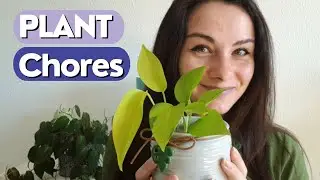 Plant Chores | Plant Care Routine or a Saturday in My Life planning my to-do list for plants