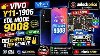 👉 Vivo Y11-1906 | Edl Mode 9008 | Test Point | Pinout | For Screen lock & FRP Remove ✌