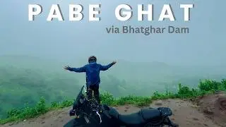Adventurous Ride to Pabe Ghat via Bhatghar Dam | Monsoon Ride | Places near Pune @vikram24Rider