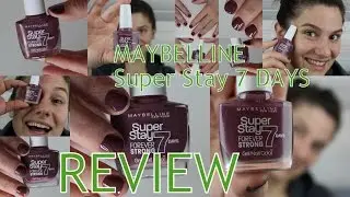 Review | MAYBELLINE super stay 7 days Nagellack | sAenntchen