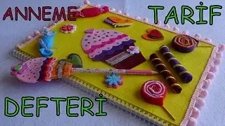 Tarif Defteri - Annemize Özel, Basit ve Güzel Bir Hediye - DIY Gifts