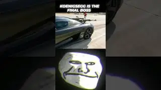 Koenigsegg is the final boss 💀 #cars #ytshorts