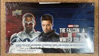 BOX BREAK | 2022 UPPER DECK MARVEL STUDIOS THE FALCON AND THE WINTER SOLDIER HOBBY BOX