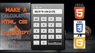 Make a calculator with html CSS and javascript | Simple and easy steps