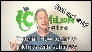 TikTok Tutorial. Subtitles fast and easy.