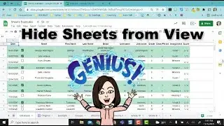 Hide Sheets (Tabs) in Google Sheets