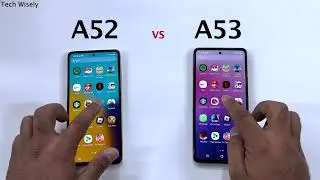 SAMSUNG A52 vs A53 - Speed Test